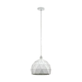 Eglo Lighting ROCCAFORTE pendant powder-coated steel light cut-out motif
