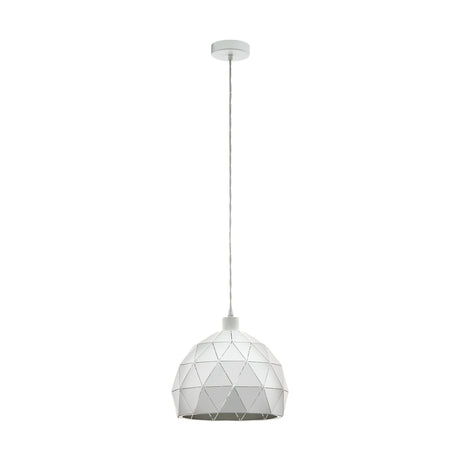 Eglo Lighting ROCCAFORTE pendant powder-coated steel light cut-out motif