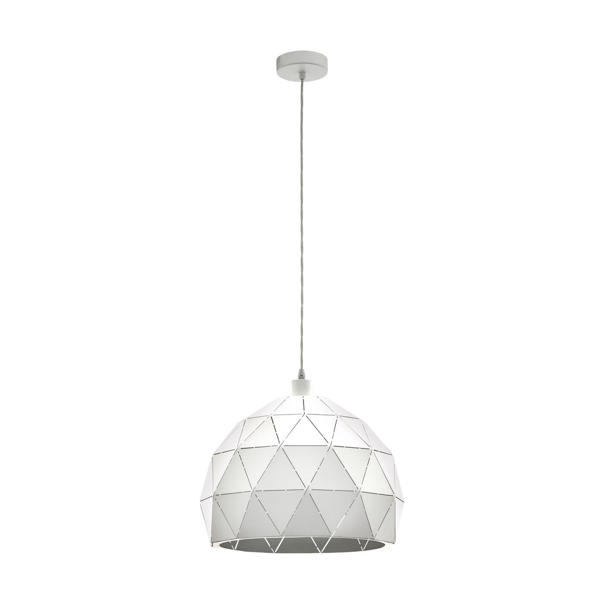 Eglo Lighting ROCCAFORTE pendant powder-coated steel light cut-out motif