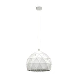 Eglo Lighting ROCCAFORTE pendant powder-coated steel light cut-out motif
