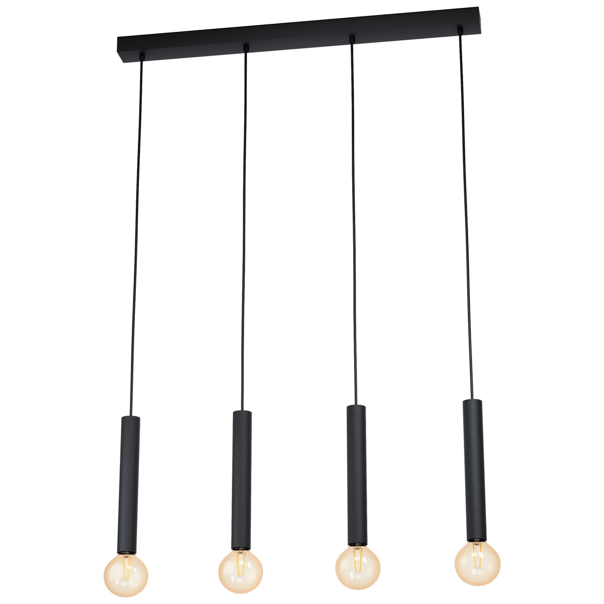 Eglo Lighting CORTENOVA pendant light LED vintage filament globes