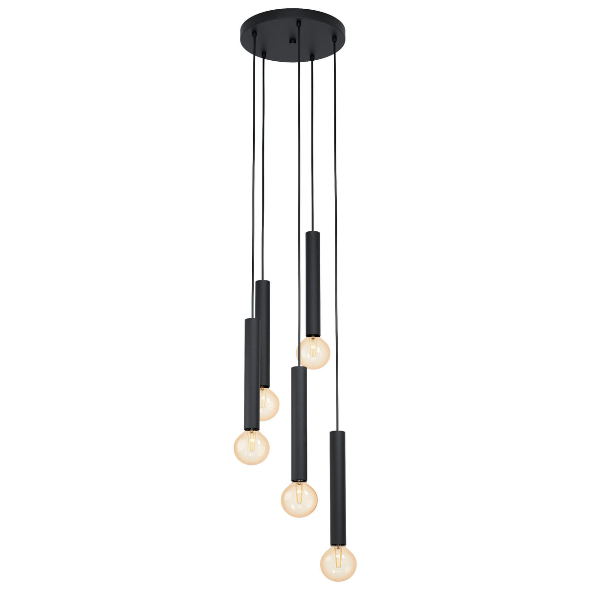 Eglo Lighting CORTENOVA pendant light LED vintage filament globes