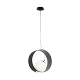 Eglo Lighting CAMARGO pendant light black structured powder-coat finish