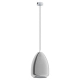 Eglo Lighting ALOBRASE pendant organically shaped glass