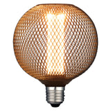 Mercator 4W Black Mesh Sphere LED Vintage Decorative Globe E27