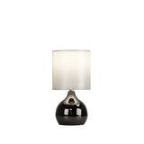 Oriel Lighting LOTTI TOUCH LAMP Antique Brass ON / OFF