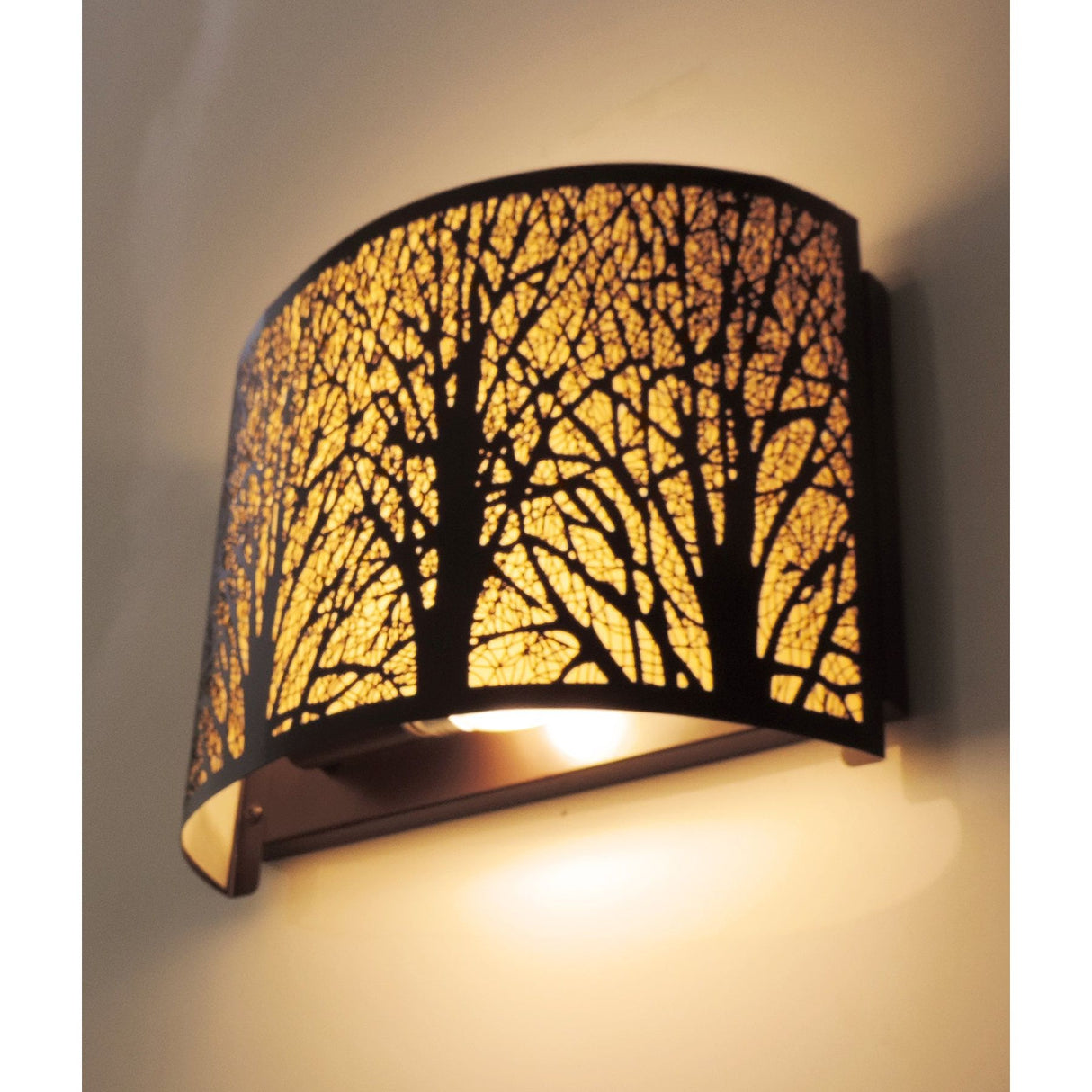 CLA Autumn Aged Bronze with Amber Lining Wall Lamps