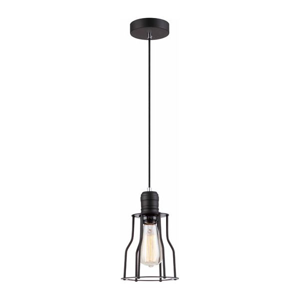 CLA Blackband Black Iron Cage Pendant Lights