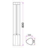 CLA BOL Exterior LED Bollard Lights IP54