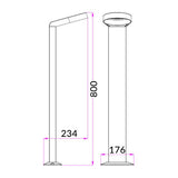 CLA BOL Exterior LED Bollard Lights IP54