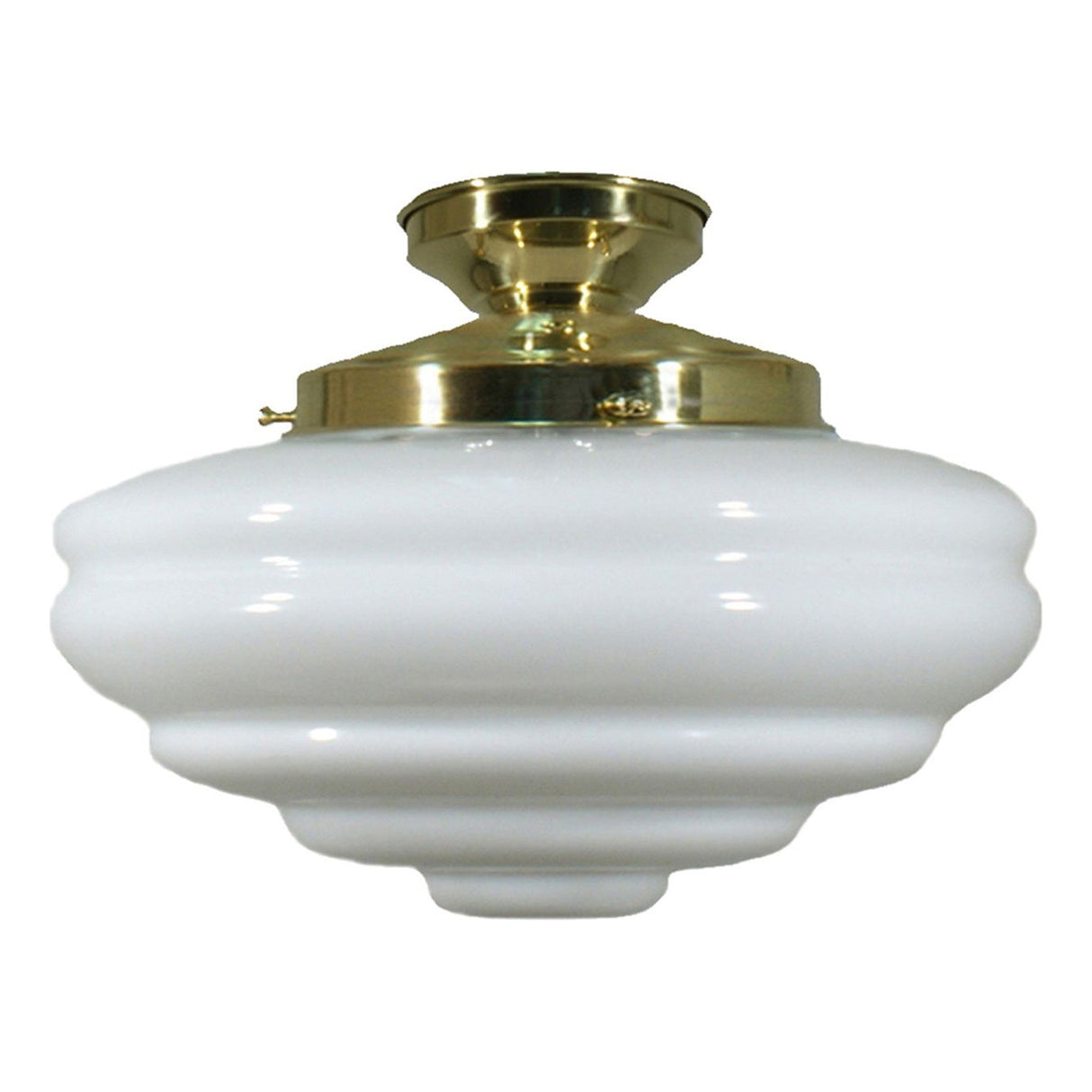 Lighting Inspiration Chateau Opal Batten Fix Light Brass