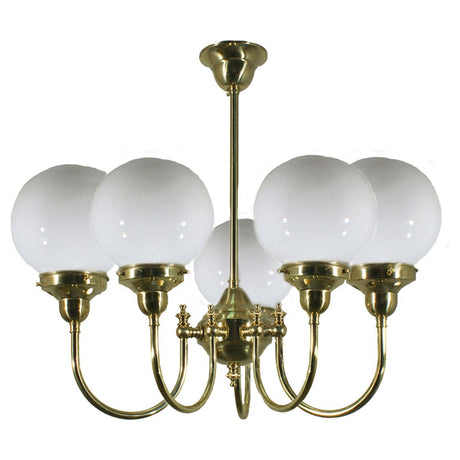 Lighting Inspiration Luke 5Lt Pendant Brass