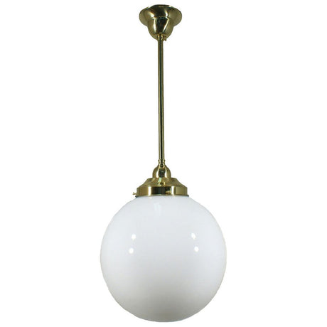 Lighting Inspiration Sphere Rod Pendant Brass