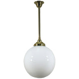 Lighting Inspiration Sphere Rod Pendant Brass