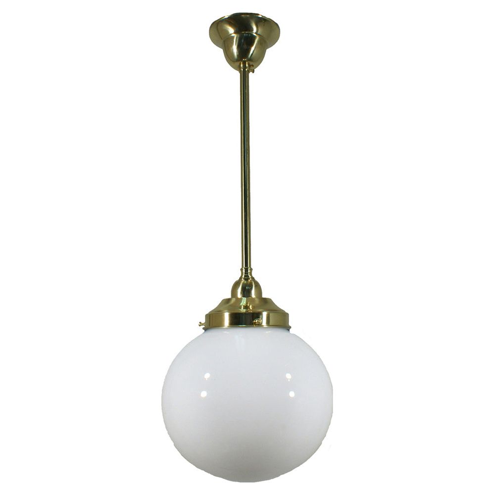 Lighting Inspiration Sphere Rod Pendant Brass