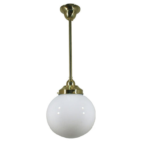 Lighting Inspiration Sphere Rod Pendant Brass