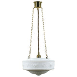 Lighting Inspiration Senator Opal Matt 3 Chain Susp Brass