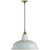 Lighting Inspiration Warehouse Cloth Brown Cord Susp Brass