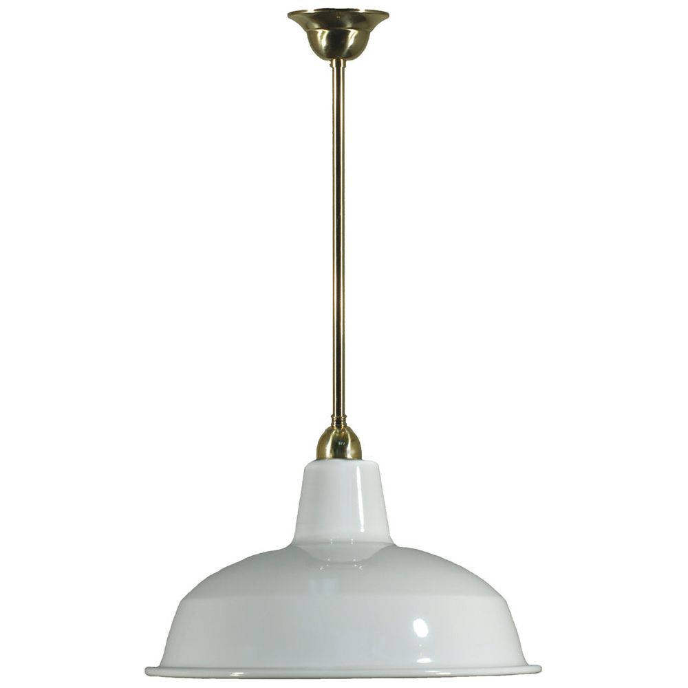 Lighting Inspiration Warehouse 300mm Rod Pendant 1/2'' Half Meter Brass