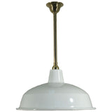 Lighting Inspiration Warehouse 420mm Rod Pendant 3/4'' Half Meter Brass