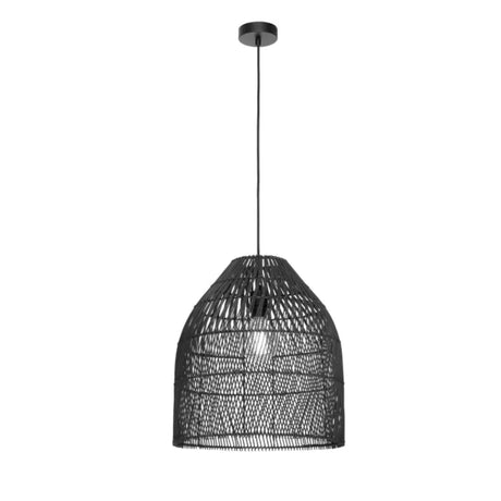 Mercator Sawyer Rattan Pendant in Natural or Matte Black