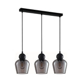 CLA CHAMPAN Interior 3 Light Bar Glass Ellipse Pendant