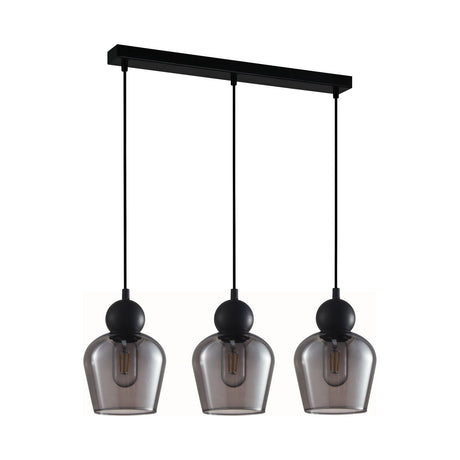 CLA CHAMPAN Interior 3 Light Bar Glass Ellipse Pendant