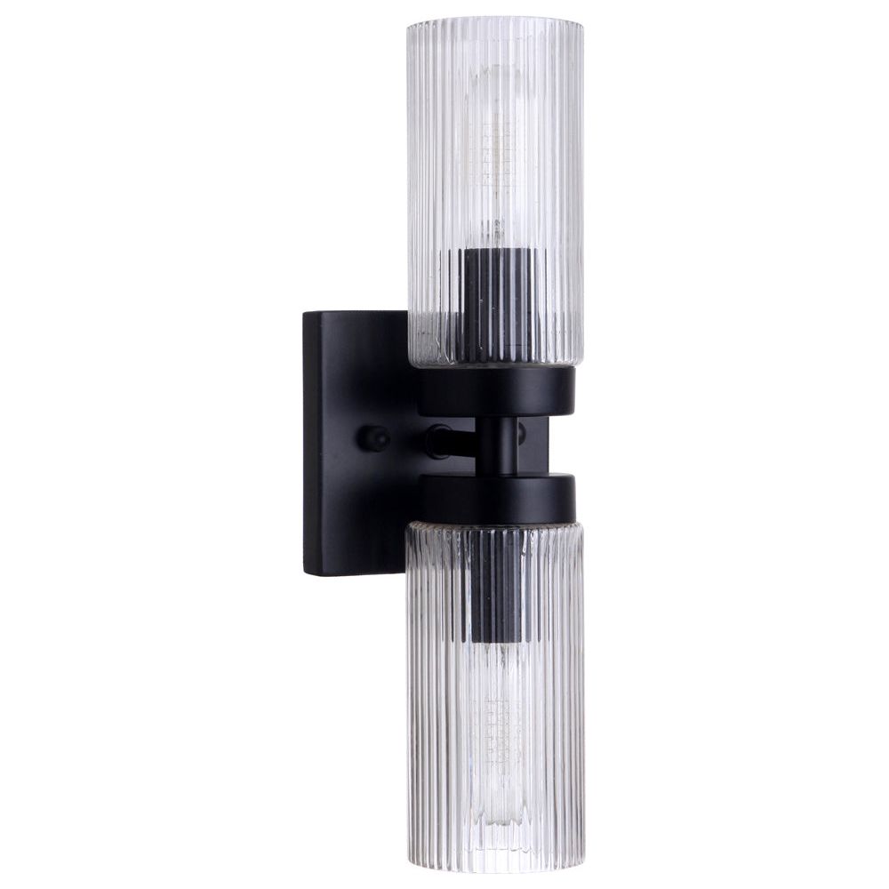 Lighting Inspiration Chester 2 Lt Wall Bracket Black