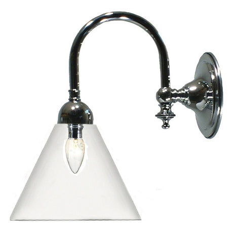 Lighting Inspiration Loxton 1Lt Wall Bracket Chrome Cono