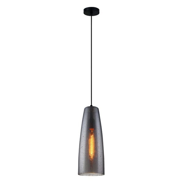 CLA Chuva Smoke Black Glass with Rain Drop Effect Pendant Lights