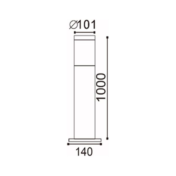 CLA ELANORA Exterior Garden Surface Mounted Wall & Bollard Lights