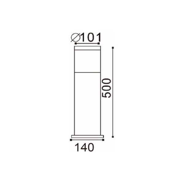 CLA ELANORA Exterior Garden Surface Mounted Wall & Bollard Lights