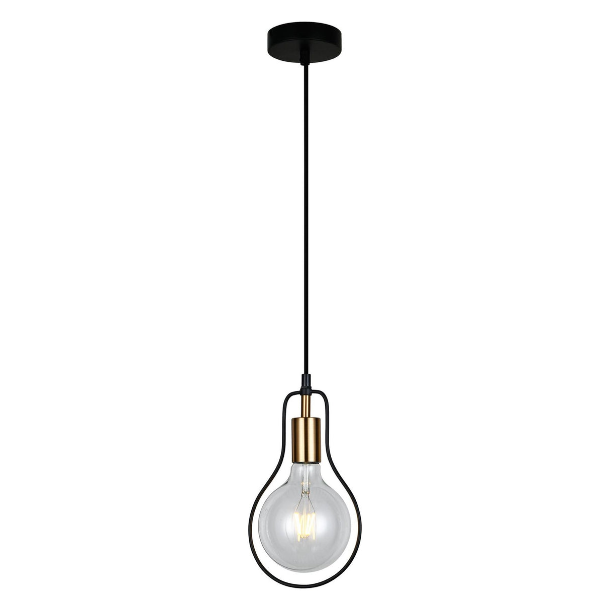 CLA CONTOUR Interior Black Wire Pendant Lights