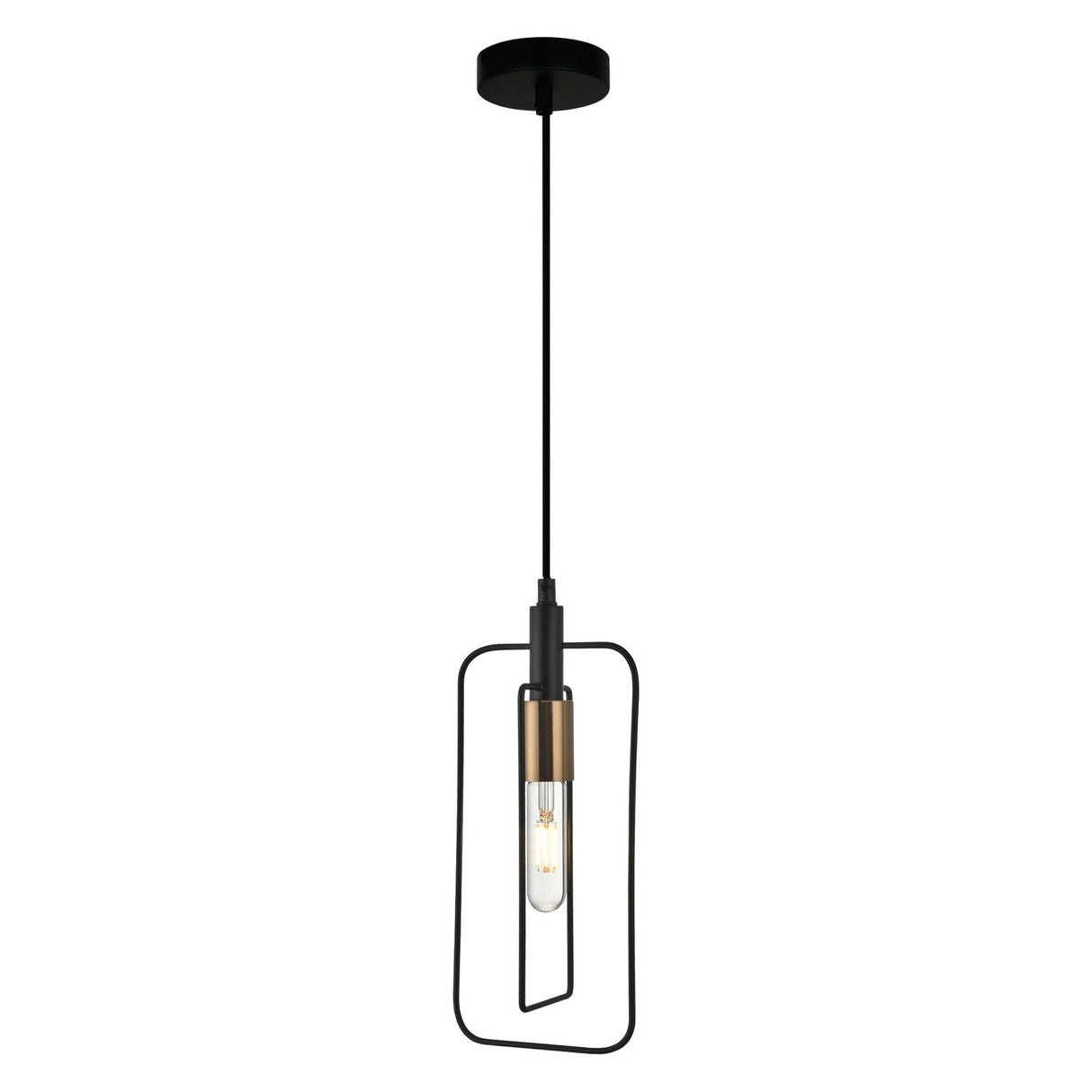 CLA CONTOUR Interior Black Wire Pendant Lights