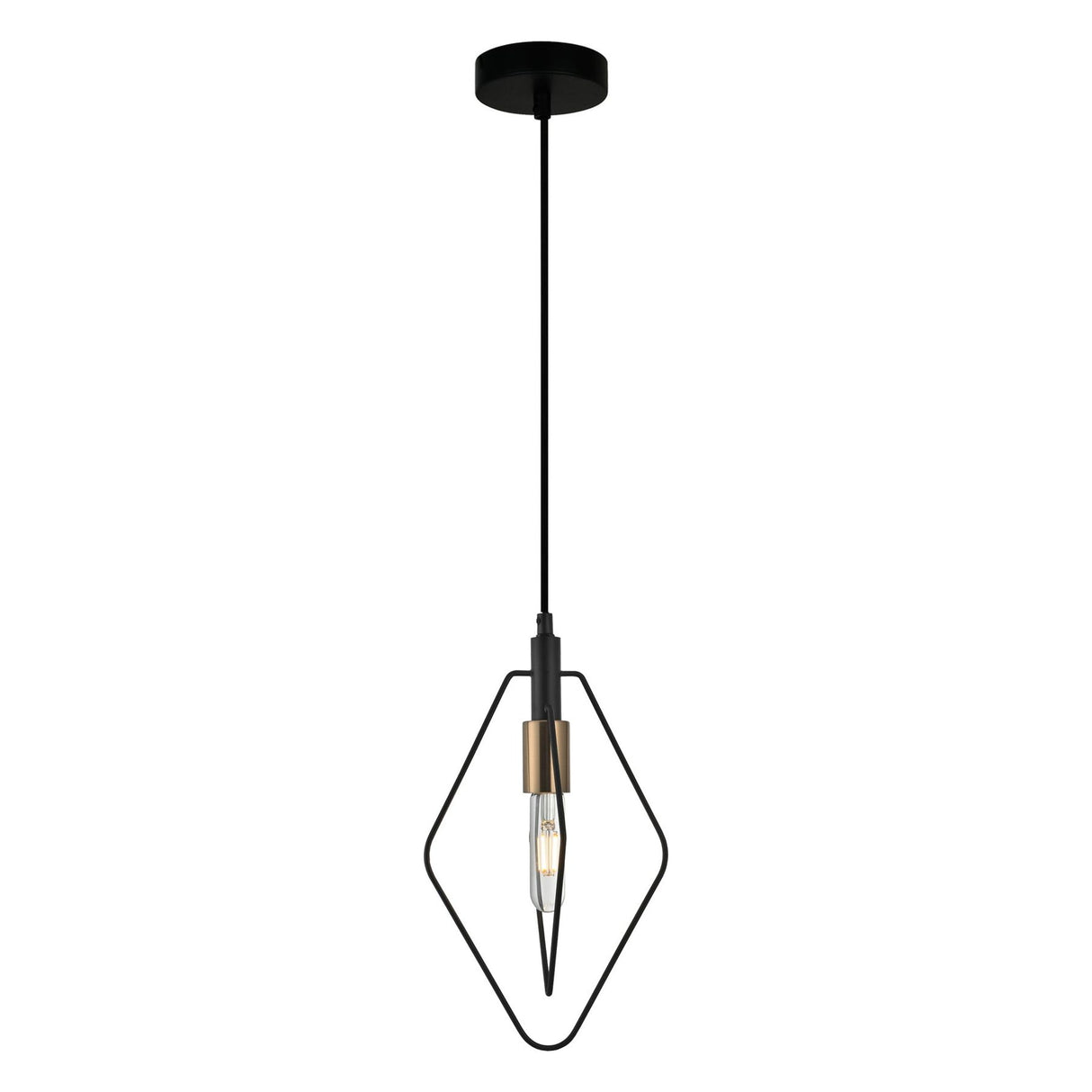 CLA CONTOUR Interior Black Wire Pendant Lights