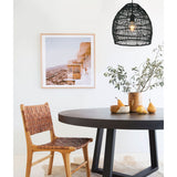 CLA COUP Rattan Ellipse Pendant Light