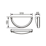 CLA CRESCENT LED Interior Dimmable Surface Mounted 7W Wall Lights