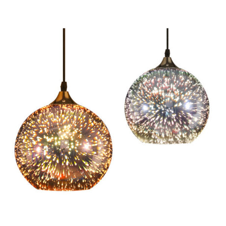 Comet 150mm/200mm 3D Copper Pendant by VM Lighting