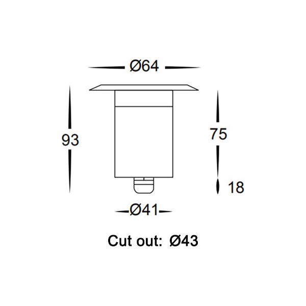 CLA DECK Exterior LED Deck Lights IP67