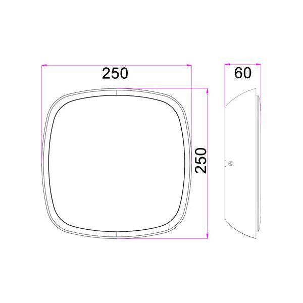 CLA DOCCIA Exterior LED Wall / Ceiling Lights IP65