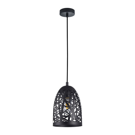 CLA ESCAMA Interior Iron Cage Ellipse Pendant Lights