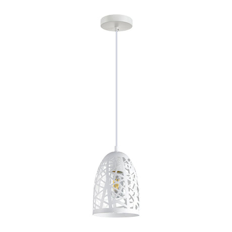 CLA ESCAMA Interior Iron Cage Ellipse Pendant Lights