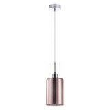 CLA ESPEJO4 Interior Iron & Rose Gold with Dotted Effect Oblong Pendant Lights