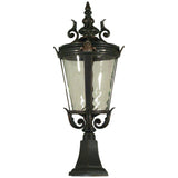 Lighting Inspiration Albany Ext Pillar Mount Antique Bronze