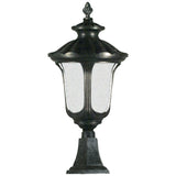 Lighting Inspiration Waterford Pillar Mount Antique Black