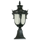 Lighting Inspiration Wellington Ext Pillar Mount Antique Black