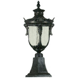 Lighting Inspiration Wellington Ext Pillar Mount Antique Black