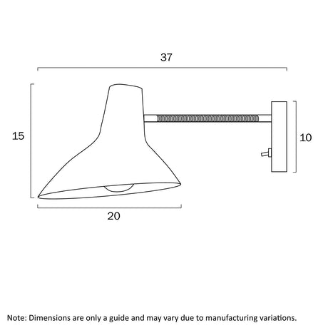 Telbix Farbon Short Wall Light