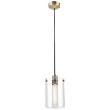 Mercator Fallon Industrial Glass Pendant