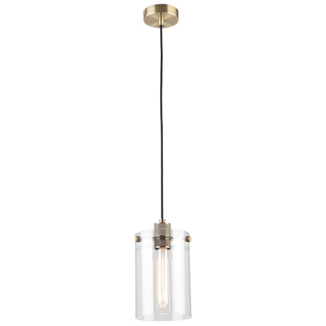 Mercator Fallon Industrial Glass Pendant